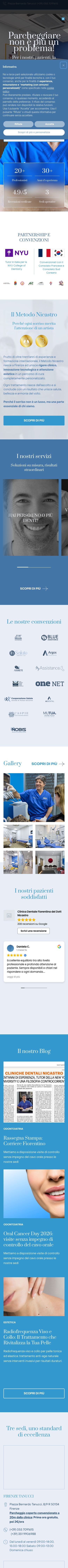 Il sito di oggi su smartphone